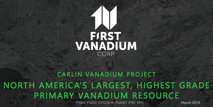 Guest Post, First Vanadium Corp. CEO Interview
