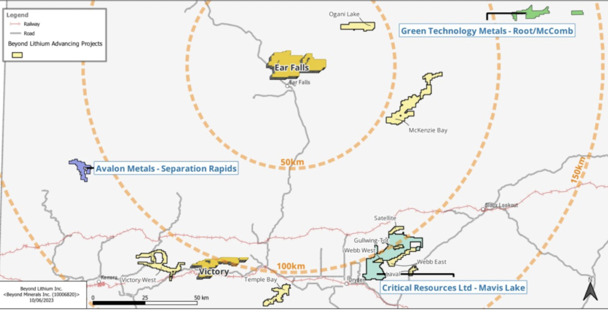 Beyond Lithium, 4 projects, 20+ properties, $5.5M market cap