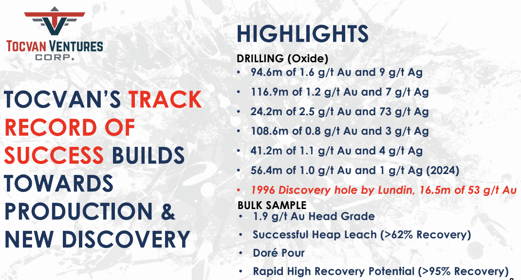 Tocvan Ventures; #Au/#Ag play in #Au/#Ag bull market