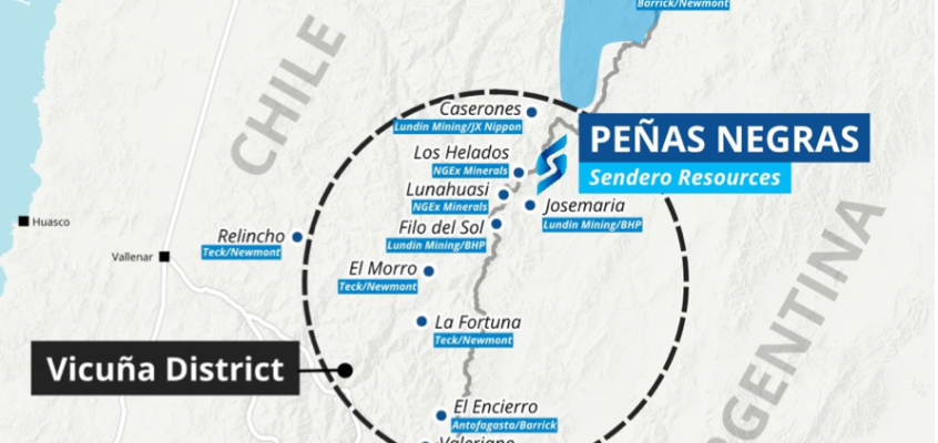 Sendero Resources, surrounded by winners in world-class mining district