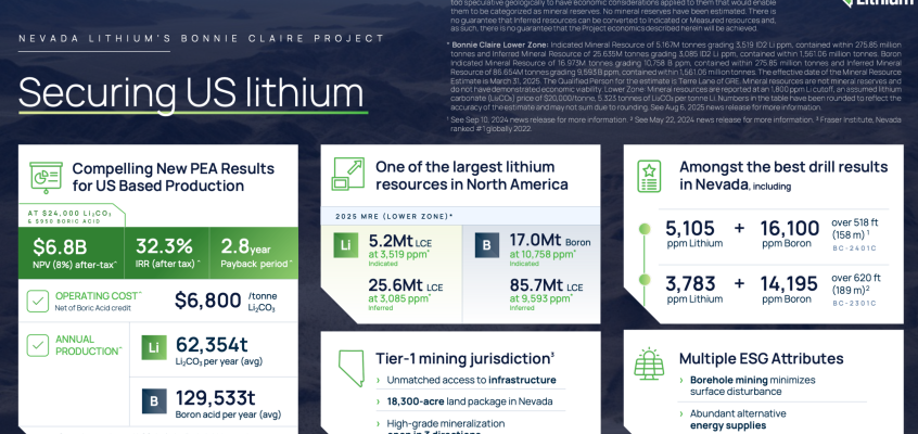 Nevada Lithium Resources –> in the right place at the right time for a #lithium recovery